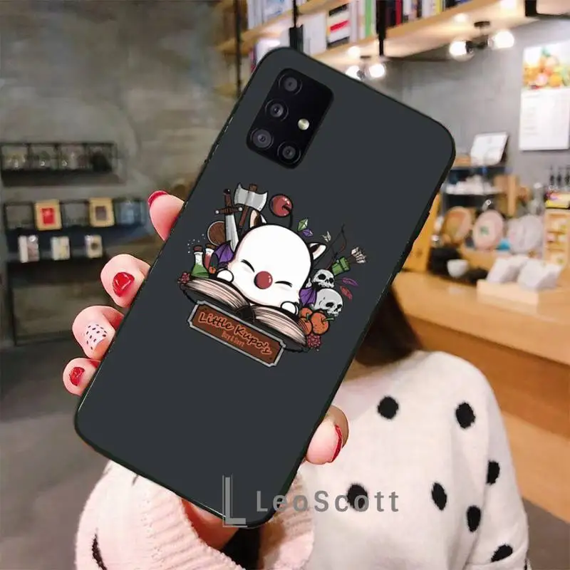 

Final Fantasy Moogle Phone Cases For Samsung A50 A51 A71 A31 A21S S8 S9 S10 S20 S21 Plus Fe Ultra 4G 5G