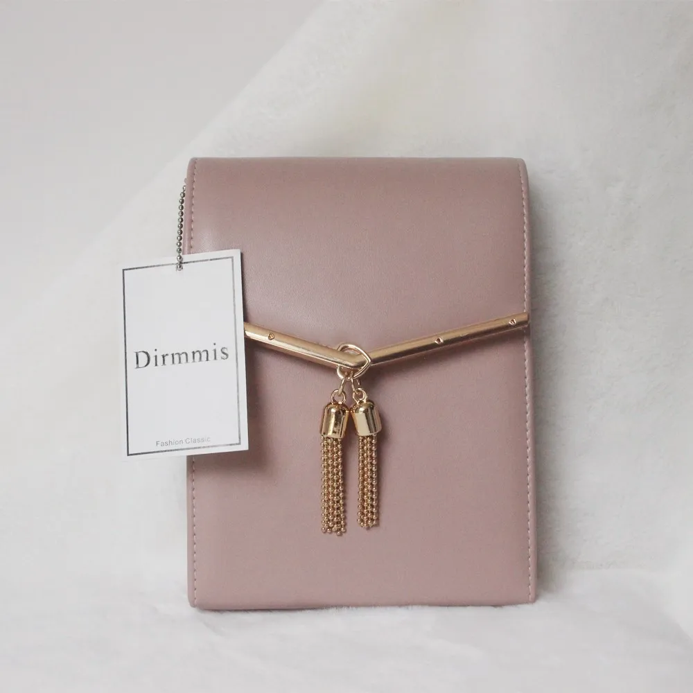 Женская сумка мессенджер из ПУ кожи с кисточкой|Клатчи| |