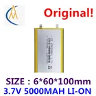 6060100 3,7 V 5000 mah литий-ионный полимерный аккумулятор, медицинские устройства, сокровище, беспроводной мобильный источник питания