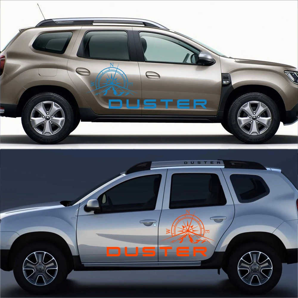 Наклейки на дверь автомобиля Dacia Renault Duster Compass Mountain Graphics Off Road Styling ПВХ внешний