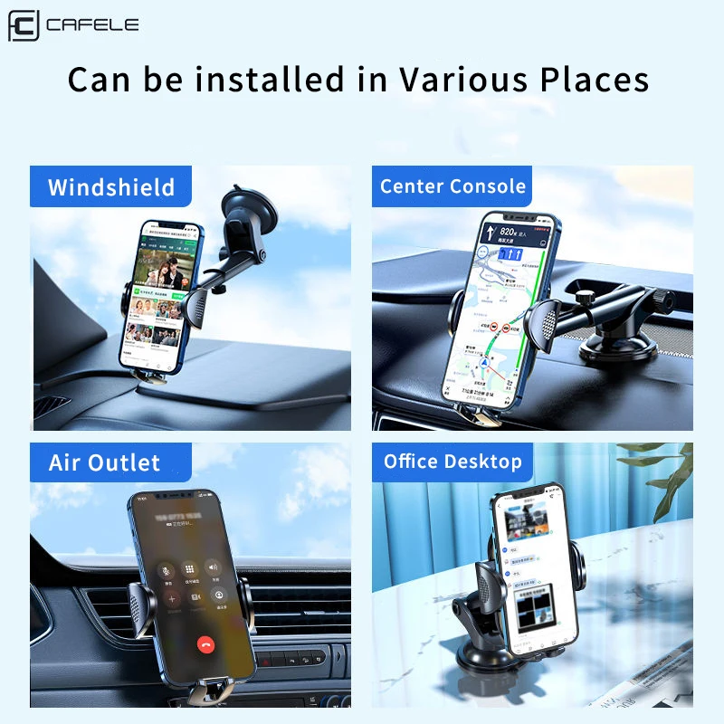 cafele sucker car phone holder portable holder for phone universal car products interior parts smartphone mobile phone holder free global shipping