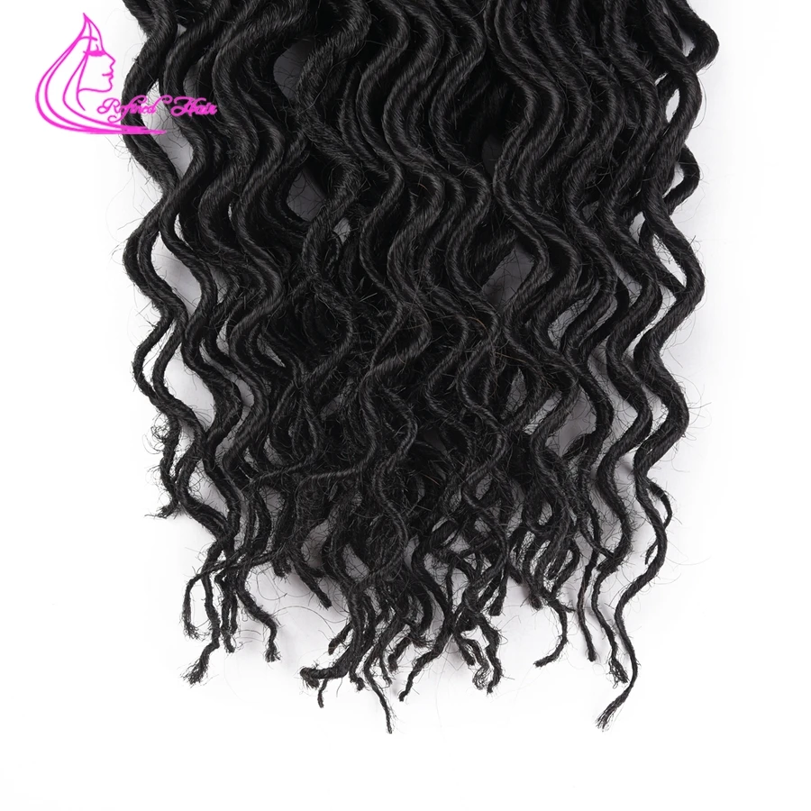 Рафинированный Уход за волосами 18 дюймов вязанные крючком на крючках косички