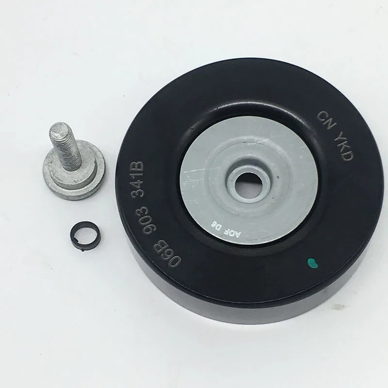 Направляющий шкив для отклонения ремня рулевого вала 1 6 8 2 0 AUDI A4/S4 A6 VW Skoda OE:06B 903 341