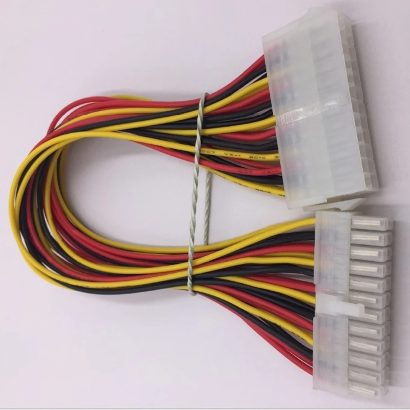 40GD PSU 24-контактный адаптер питания ATX кабель преобразователя материнской платы (12