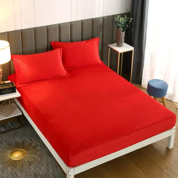 Оптовая продажа простыня полиэстер кристалл бархат постельное белье для матраца