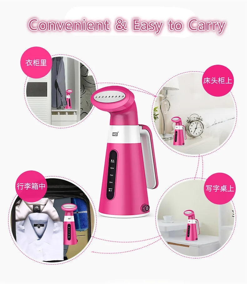 

New 140ml Handheld Fabric Steamer Fast-Heat 300W Powerful Garment Steamer for Home Travelling Portable Steam Iron
