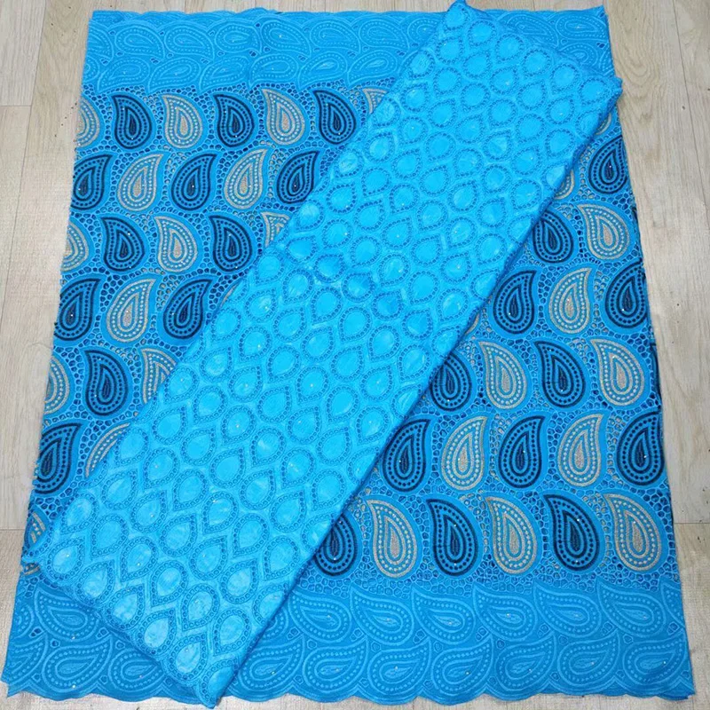 

Швейцарская вуаль кружева Базен riche кружева выдолбленные Дизайн 2,5 + 2,5 ярдов с камнями TYX2 топ продаж новейшие африканские хлопчатобумажные ...