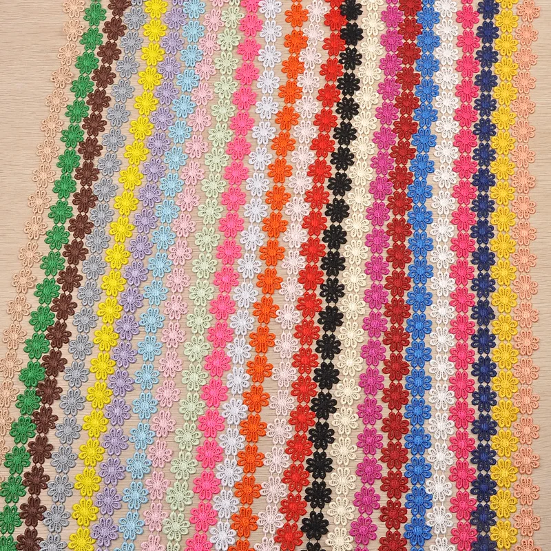 Кружевная Цветочная Водорастворимая Ткань 30Ys кружевная ткань для домашнего