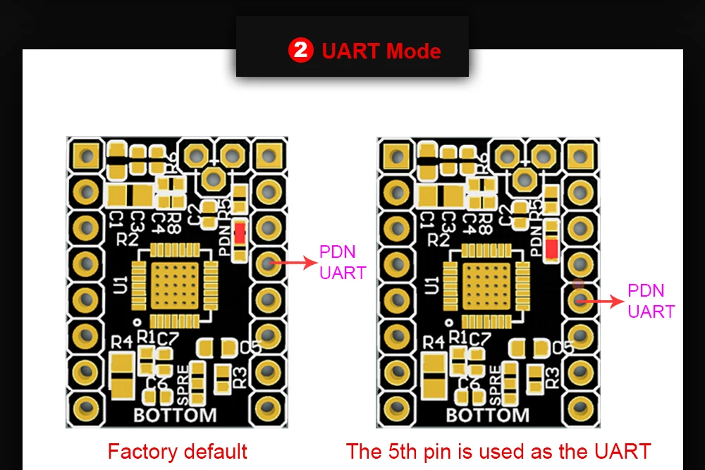 BIGTREETECH TMC2209 V1.2 Драйвер шагового двигателя UART VS TMC2208 TMC2130 A4988 части 3d принтера для Ender 3 SKR V1.3 mini E3 плата