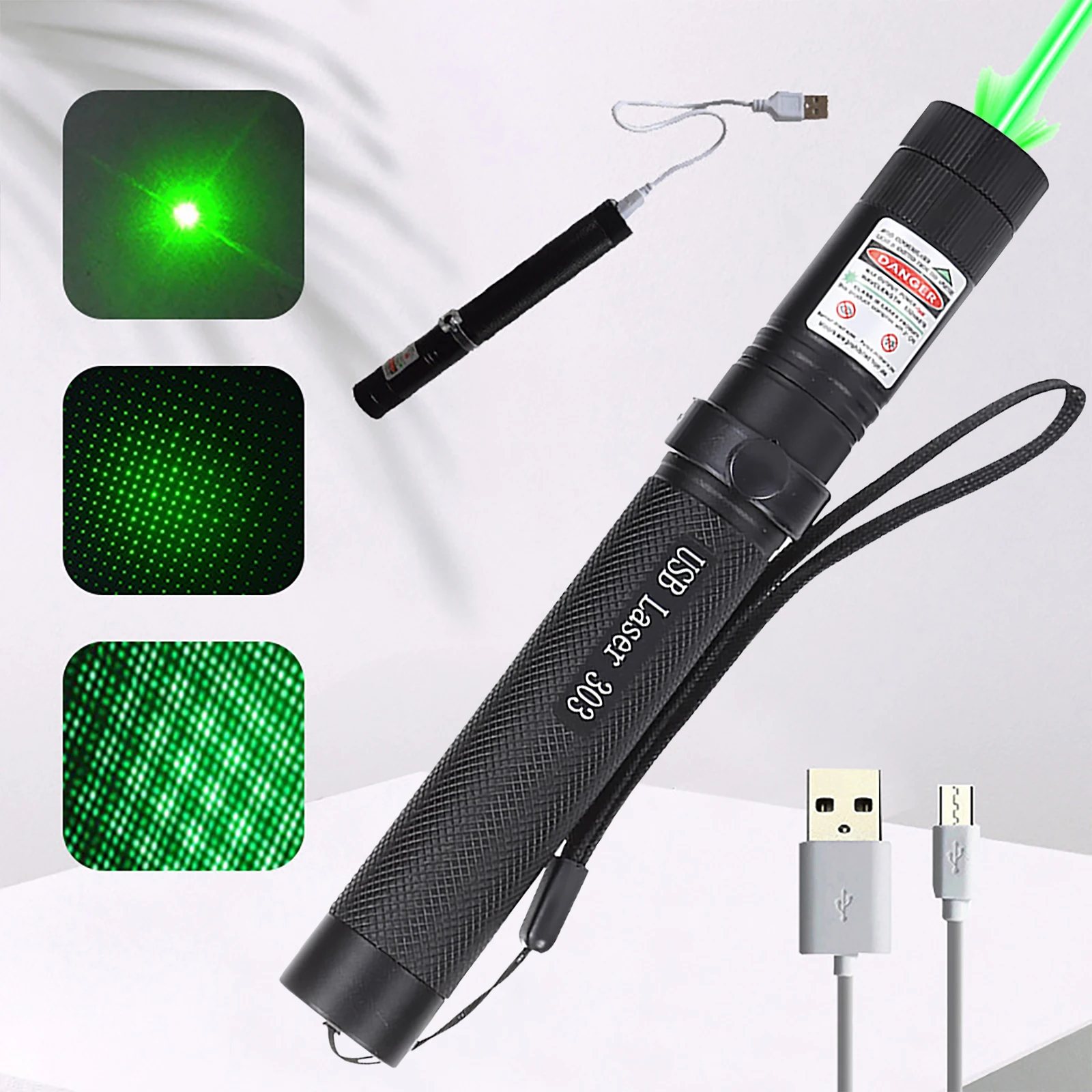 

Лазерная указка с зеленсветильник светом и USB-зарядкой