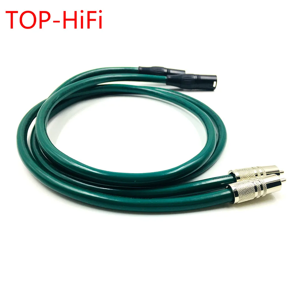 TOP-HiFi пара с родиевым покрытием балаксированный аудиокабель RCA-XLR соединительный
