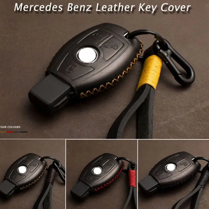 1 шт. чехол для ключей из натуральной кожи с дистанционным управлением автомобиля