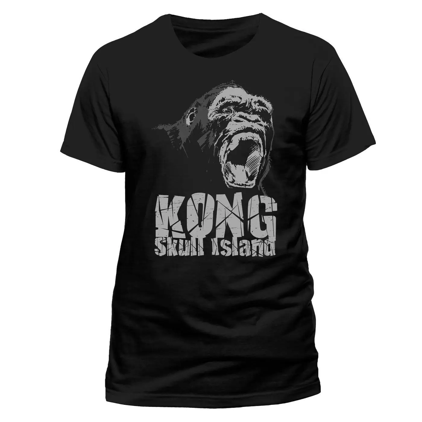 Официальная футболка Kong Skull Island Roar Черная Мужская унисекс S M L XL XXL крутая