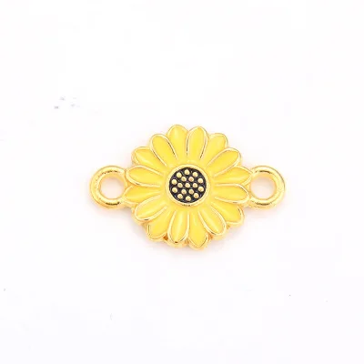 10 шт./упак. Милые ромашки с рисунком &quotПодсолнух&quot прелести разъем