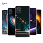 Мягкий чехол для телефона с изображением космоса планеты Луны звезд для Samsung Galaxy A01 A11 A12 A22 A21S A31 A41 A42 A51 A71 A32 A52 A72 A02S