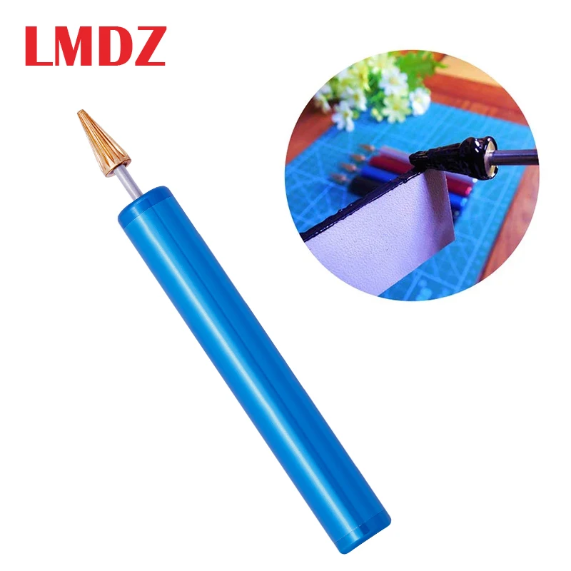 LMDZ латунная головка кожаная кромка масляная ручка краска для рисования кожаные