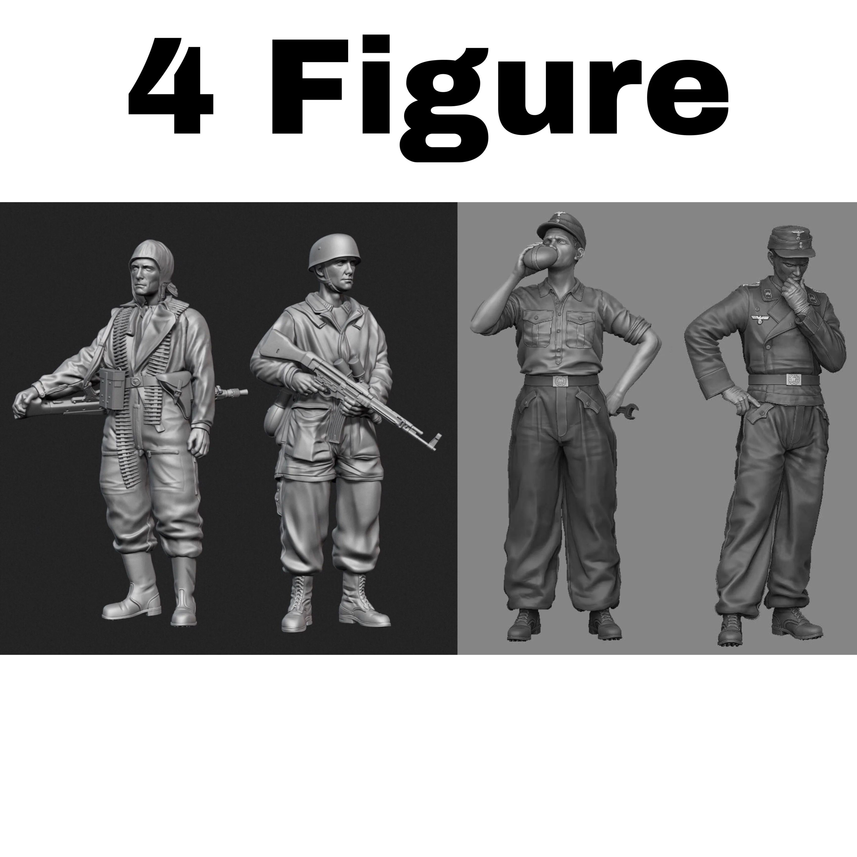 

1/35 Resin Model Figure GK , Unassembled and unpainted kit