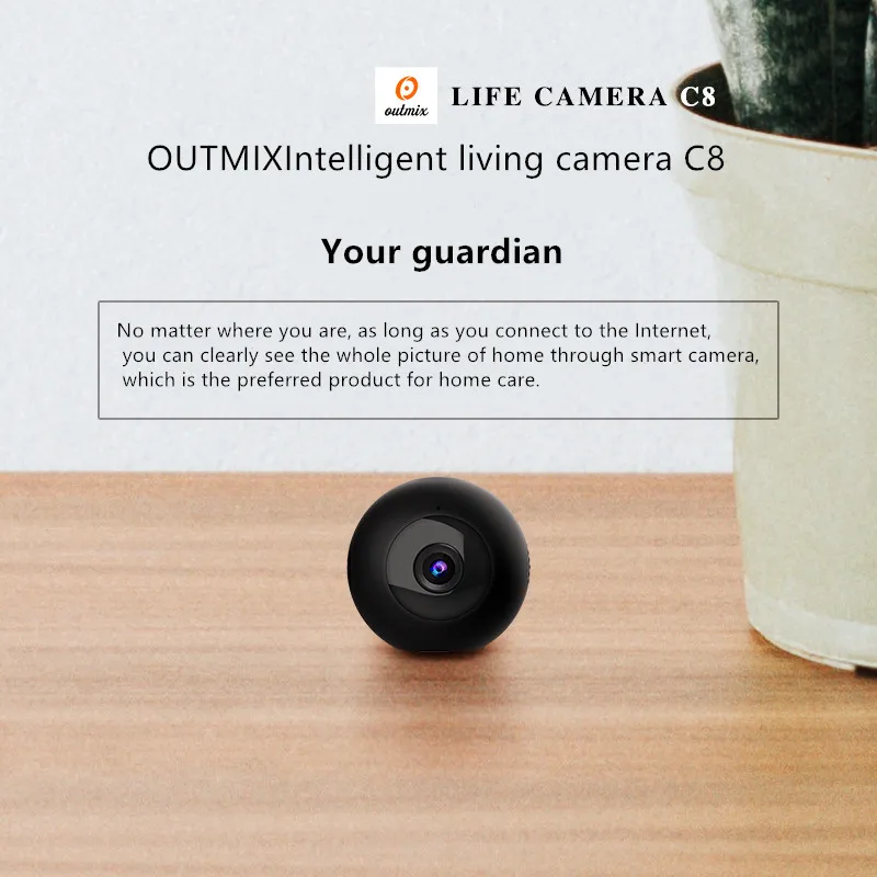 Мини видеокамера C8 minicamera Wi Fi ip камера удаленного наблюдения с датчиком движения HD