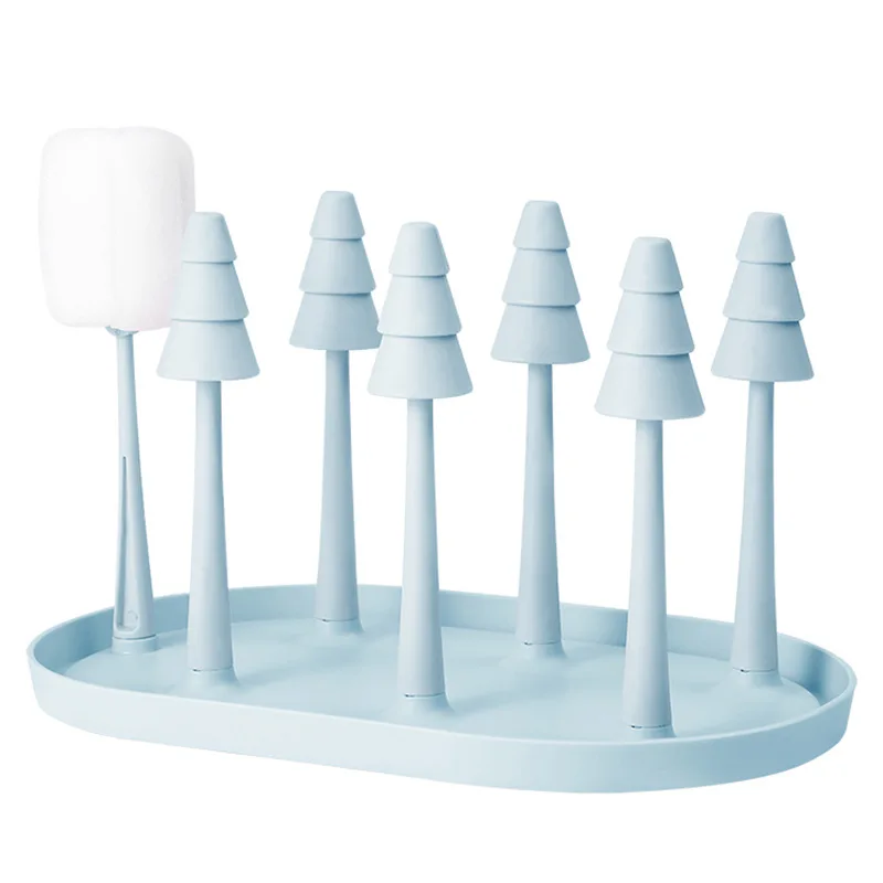 

Baby Feeding Bottles Drain Drying Rack Tea Cup Dry Rack Baby Bottle Pacifier Cleaning Dryer Drainer Storage Drying Holder Shelf