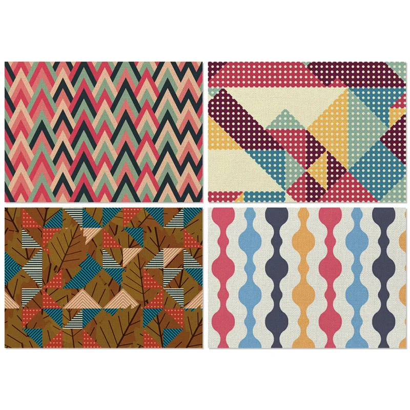 Столовые приборы модные стильные тканевые коврики для стола хлопковые льняные