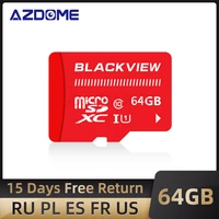 blackview 64gb tf micro sd card for azdome dash cam car camera car dvr adapters class 10 64gb