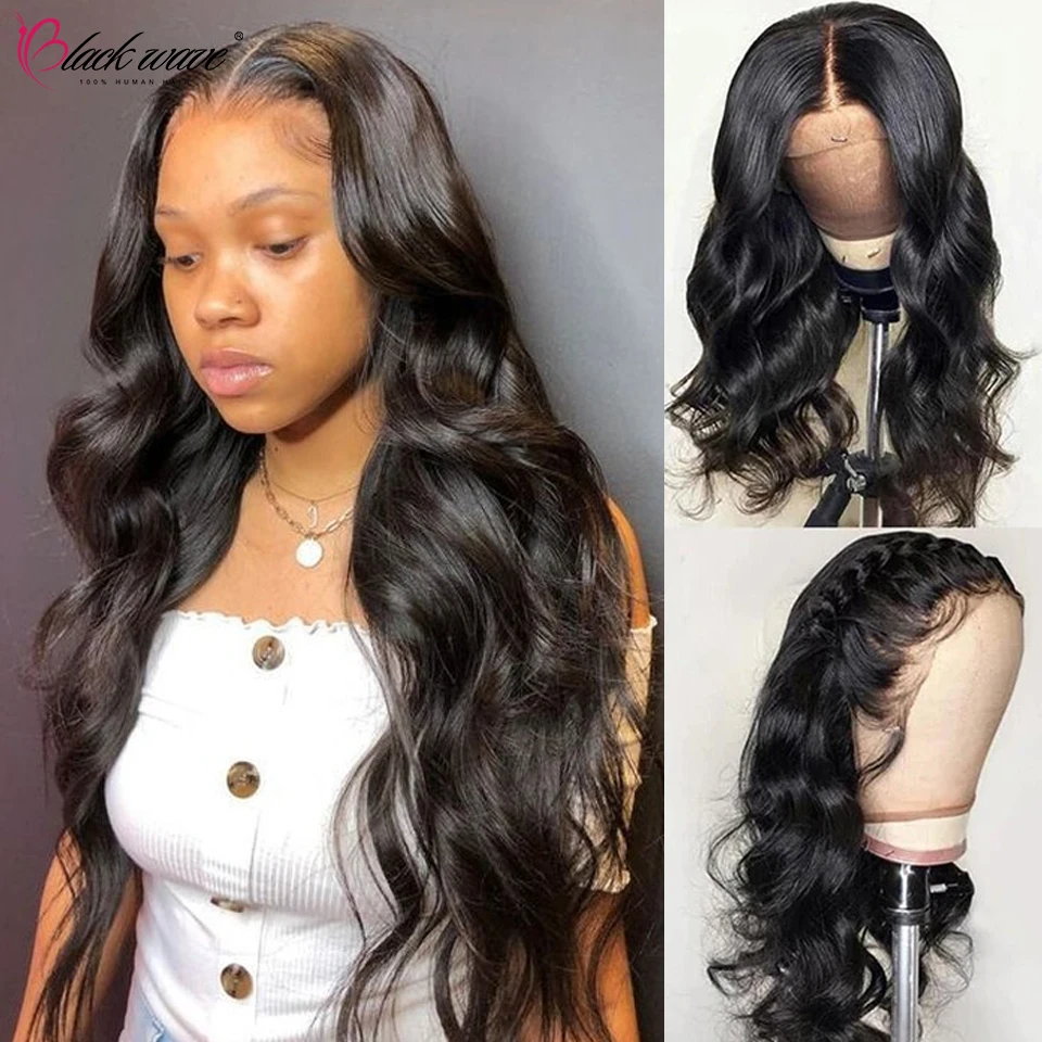 Body Wave Transparent 13x4 Lace Front Human Hair Wigs For Women Brazilian 32 34 Inches HD 4x4 Closure PrePlucked Frontal Wig