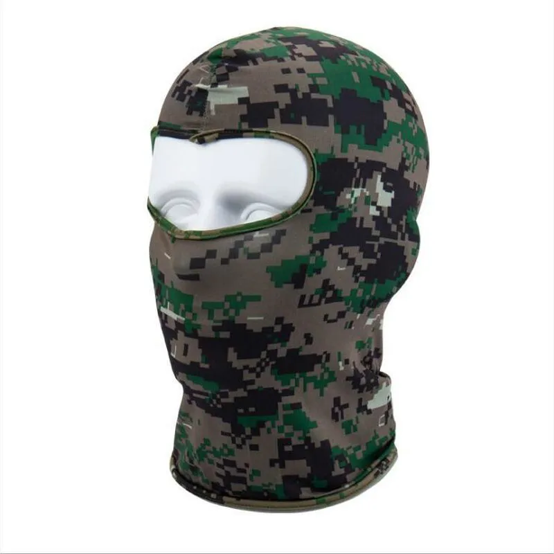 

1PC Camouflage Motorcycle Face Mask Outdoor Sports Warm Ski Snowboard Wind Cap Police Cycling Balaclavas Face Mask