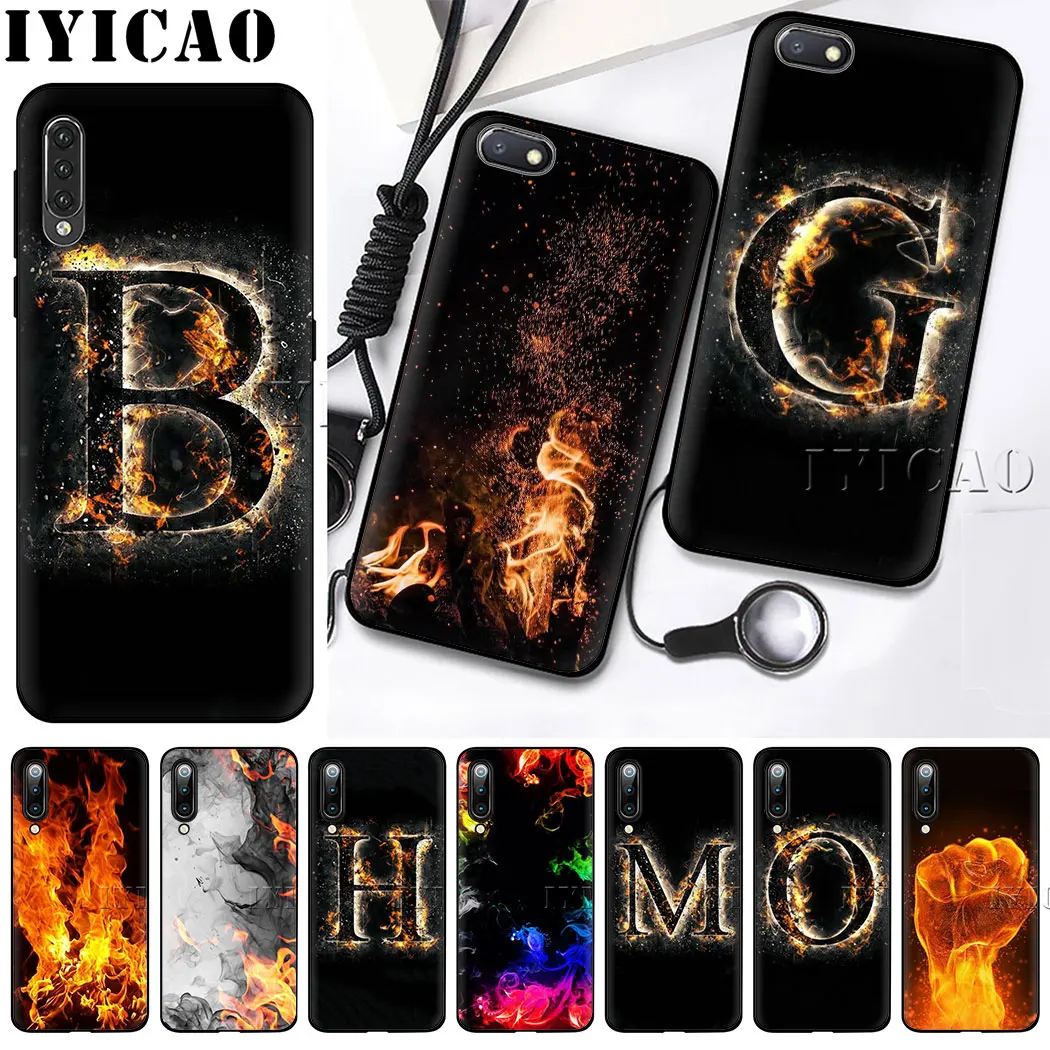 Мягкий силиконовый чехол для телефона IYICAO Fire smoke Для Redmi 8A 4A 4X 5A 6A 5 6 Plus 7 S2 Note