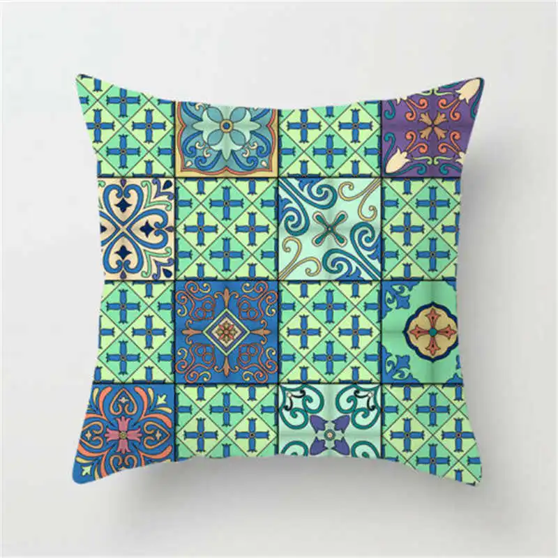Домашний чехол подушка Ретро Чехол для дивана декоративная из полиэстера с