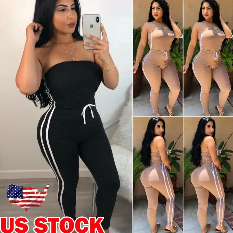 

Женские повседневные полиэстер с открытыми плечами Bodycon Длинные джампсьюты, комбинезоны-Мини Клубная одежда