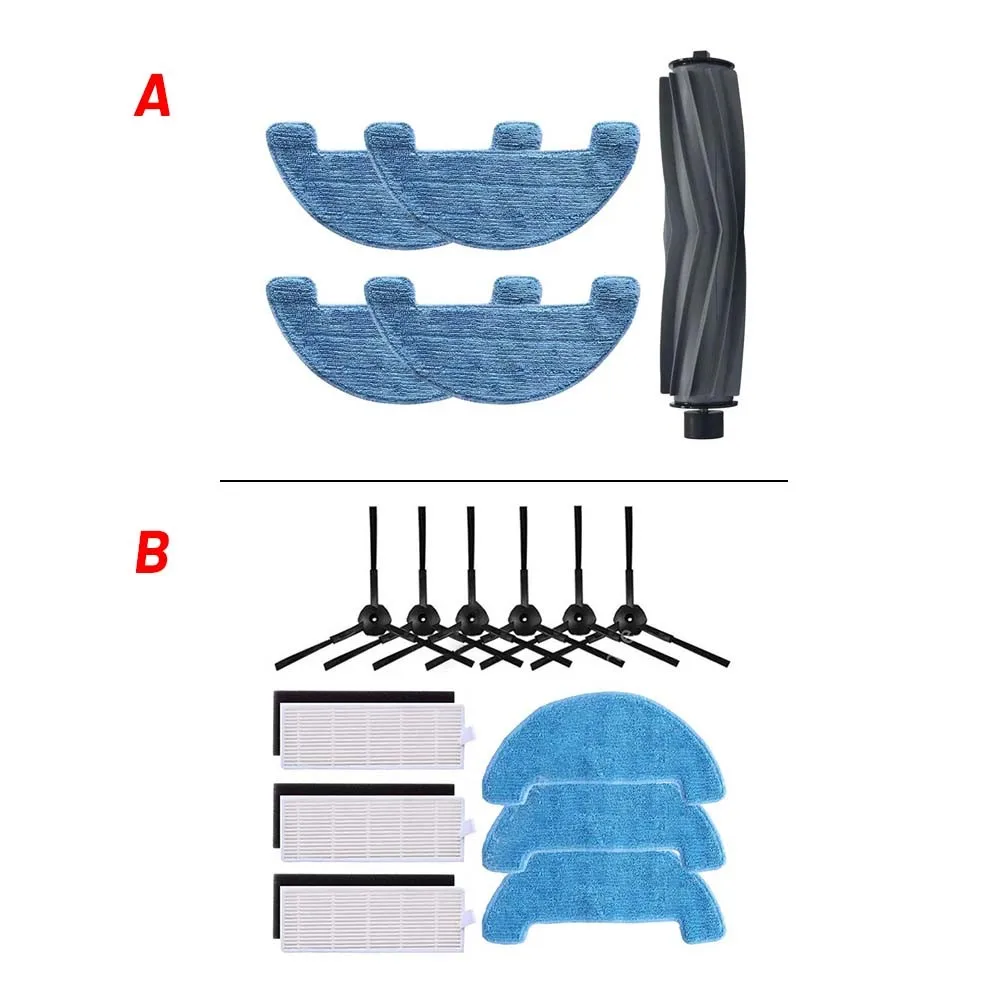 

Side Roller Brush Filters Main Brushes Filter Mop Cloths Mopping Cleaning Pads New For OSOJI 870 950 990 Robotic Vacuum Cleaner