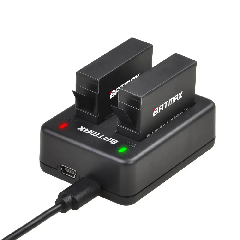 Batmax AHDBT-401 AHDBT 401 3 шт. для Gopro Hero 4 аккумуляторная батарея + двойной порт зарядного