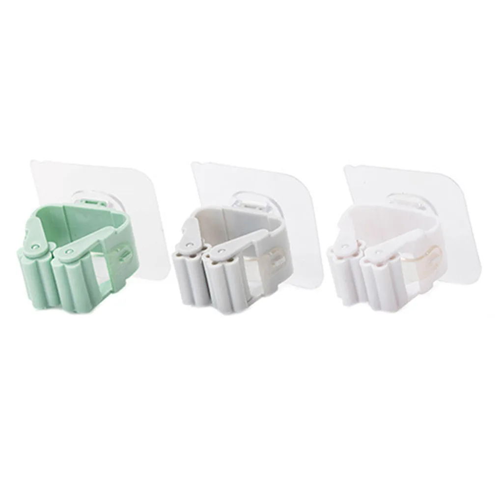 

Hot Sale 2PCS Bathroom Shower Room Wall Clip Rack ABS Adhesive Brush Hanger Home Supplies