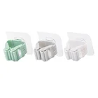 Горячая Распродажа, комплект из 2 предметов, Ванная комната душевой комнаты настенный зажим стеллаж для выставки товаров из АБС-пластика клей Вешалка для щеток для дома и сада