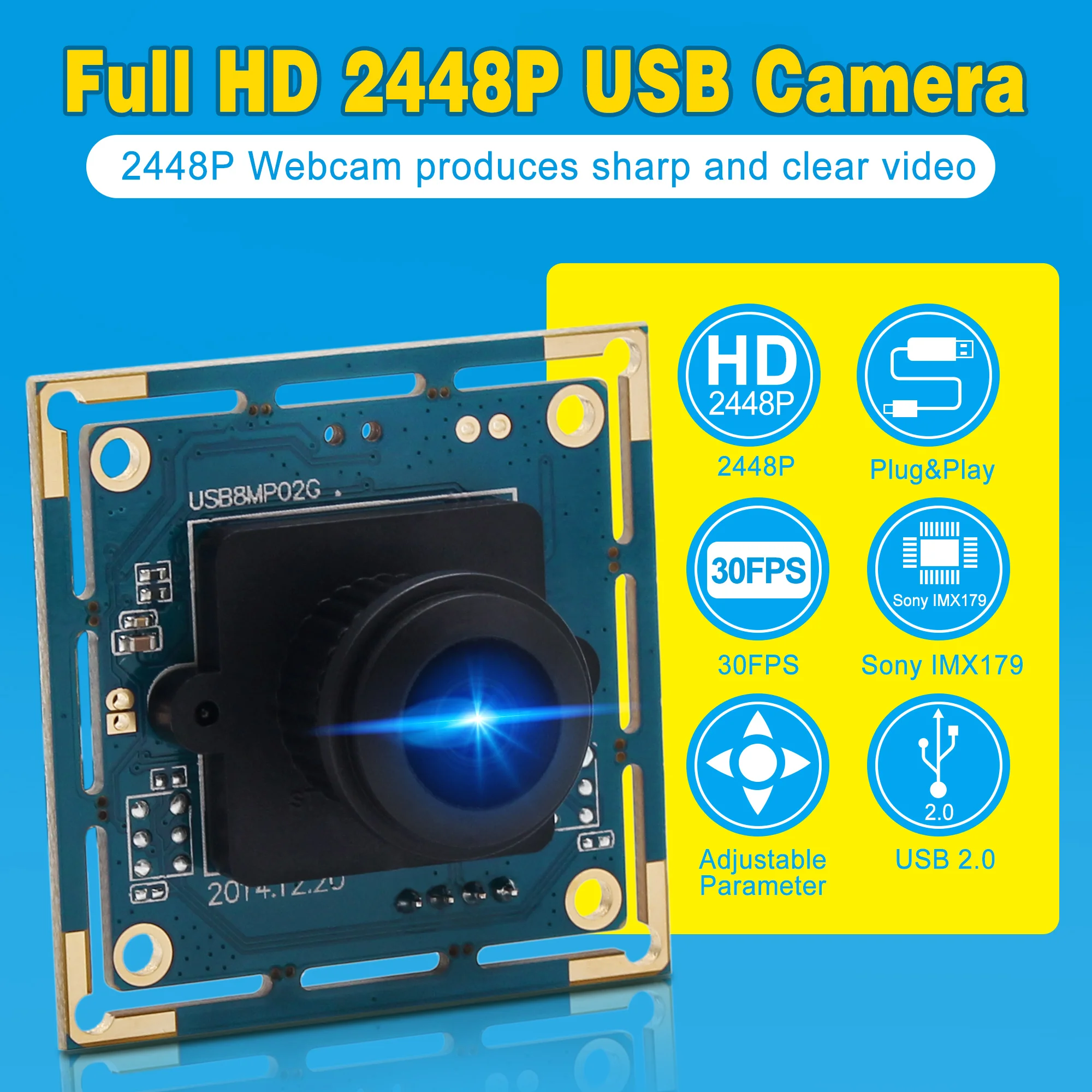 ELP USB камера 8MP SONY IMX179 2 0 высокоскоростной плата модуль камеры для Windows Android Linux Raspberry
