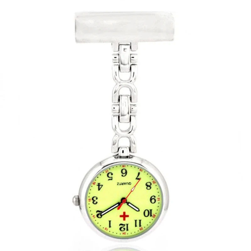 

Nurse Quartz Chest Pocket Watch Vintage Portable Simple Round Dial Pendant d88