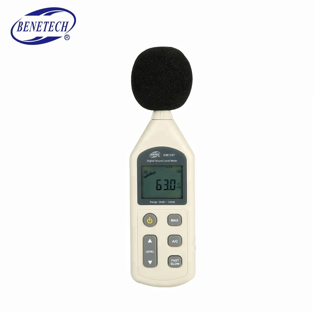 Профессиональный цифровой измеритель уровня звука BENETECH GM1357 дБ анализатор шума и