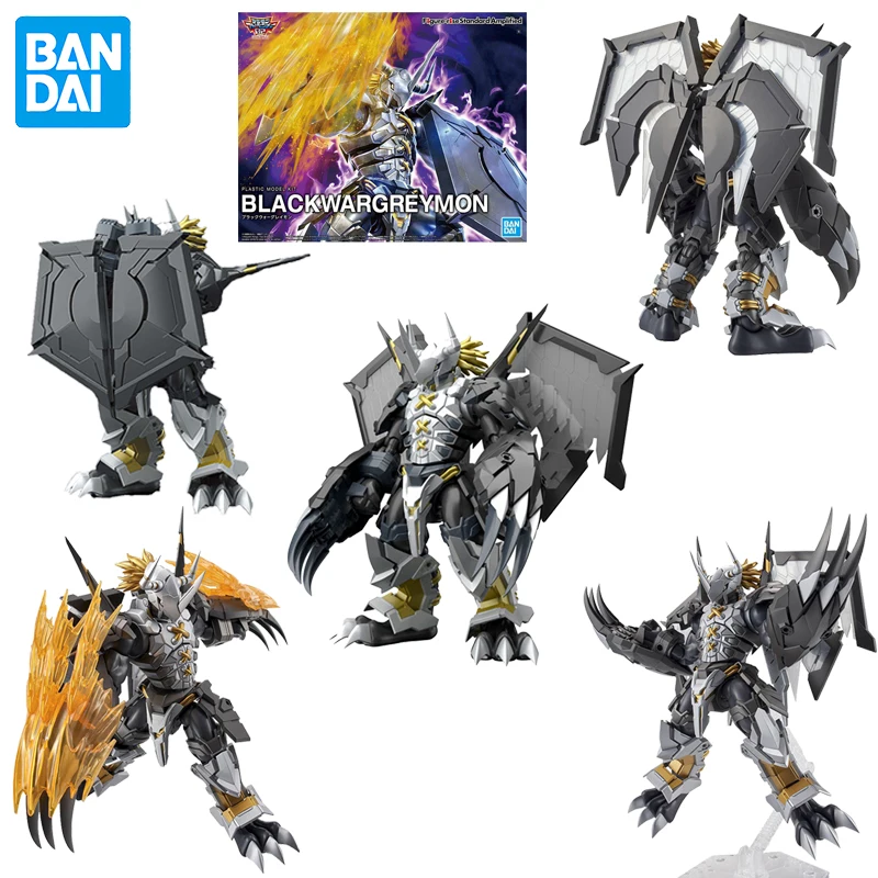 

Bandai Digimon Adventure Monster Ultimate Black Oorlog Greymon Figure Assembly model Movable Doll kids toys collection gift