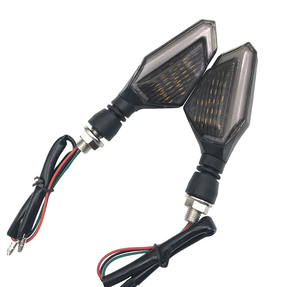 

2PCS Motorcycle Blinker Front Rear Signal Lamp Flasher Motorcycle LED Turn Signal Lights For Cruiser Honda Kawasaki BMW