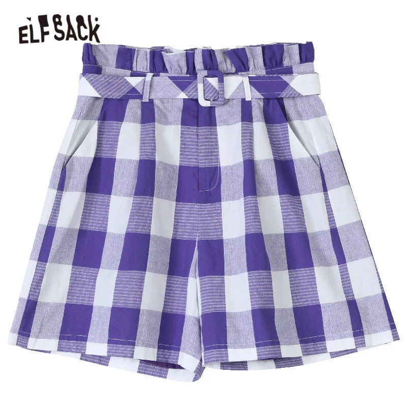 ELFSACK/Новинка Модные женские хлопковые короткие брюки в консервативном стиле