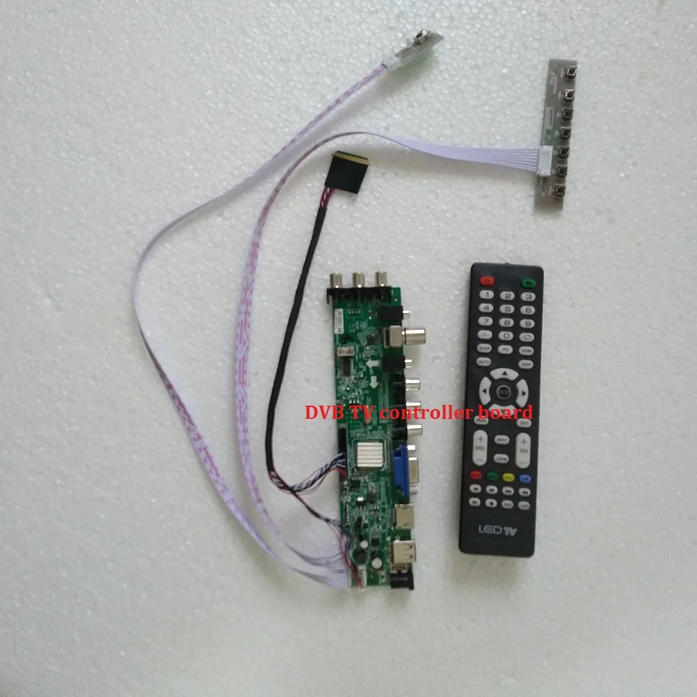 Комплект для LP125WH2-SLD1/B1/B2/B3/T1/T3/B4/T2 плата контроллера цифровой DVB-T TV LVDS USB AV сигнал W