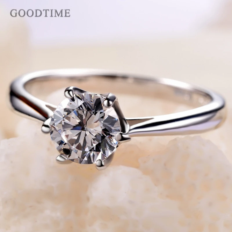 Благородное женское кольцо из стерлингового серебра 925 пробы свадебное невесты с