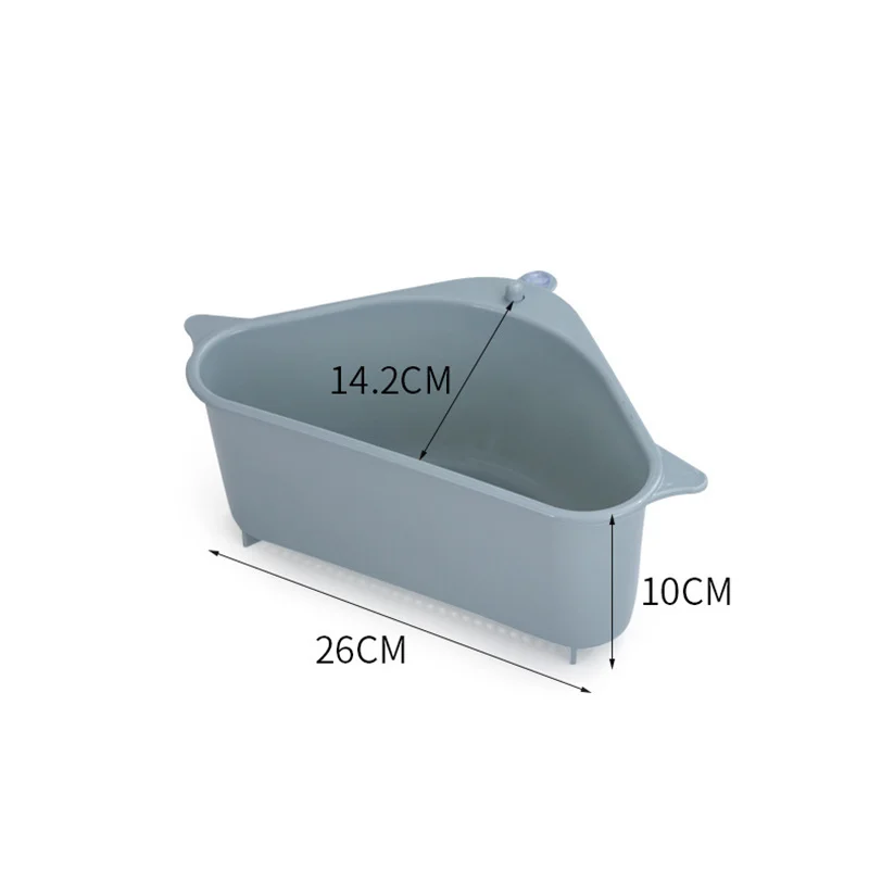 

Triangle Shape Deposition Rack Right Lift Sewing Wash Come Sponge Bathroom Corner Kitchen Organizer