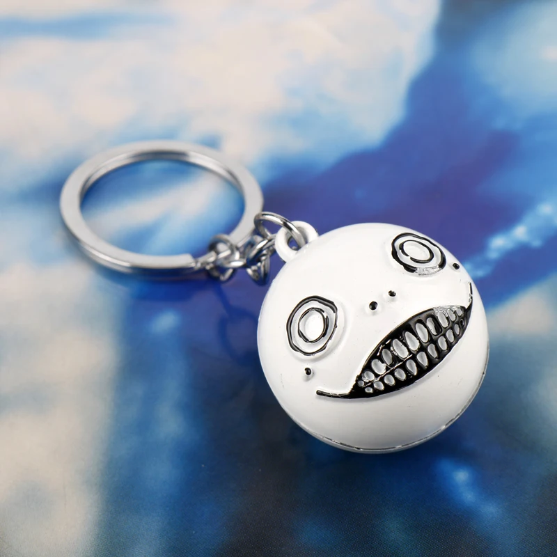 Модные игровые украшения NieR Automata брелки с роботом 2B Emil No2 Тип B металлический