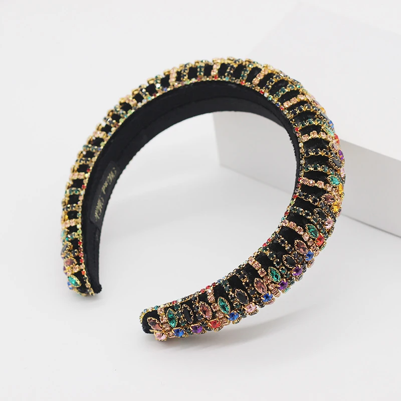 

Baroque Sparkly Rhinestones Headbands Crystal Luxurious Limited Edition Hairbands Women Gorgeous Personality Hair Accessories