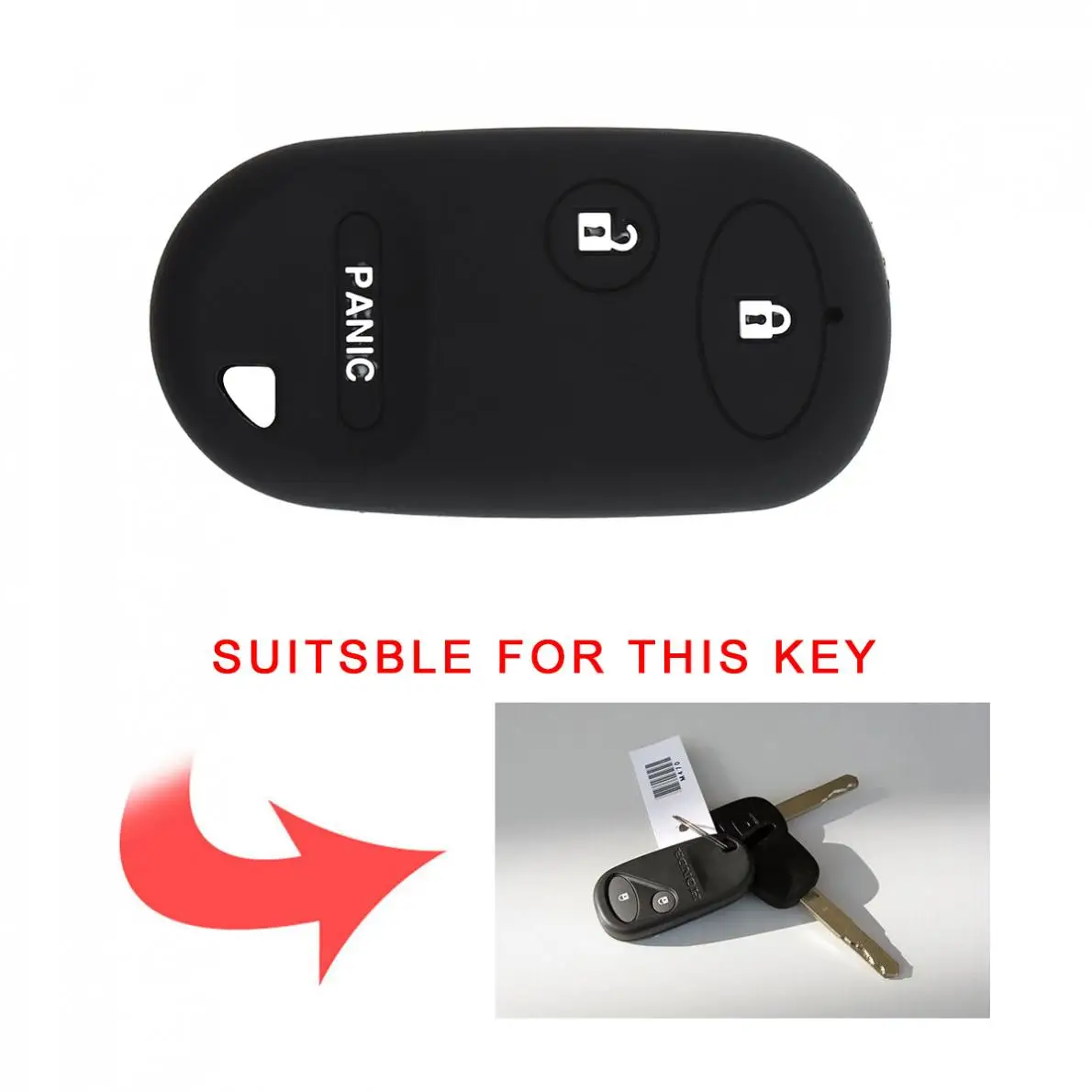 2 кнопки силиконовый смарт чехол для дистанционного ключа от машины протектор