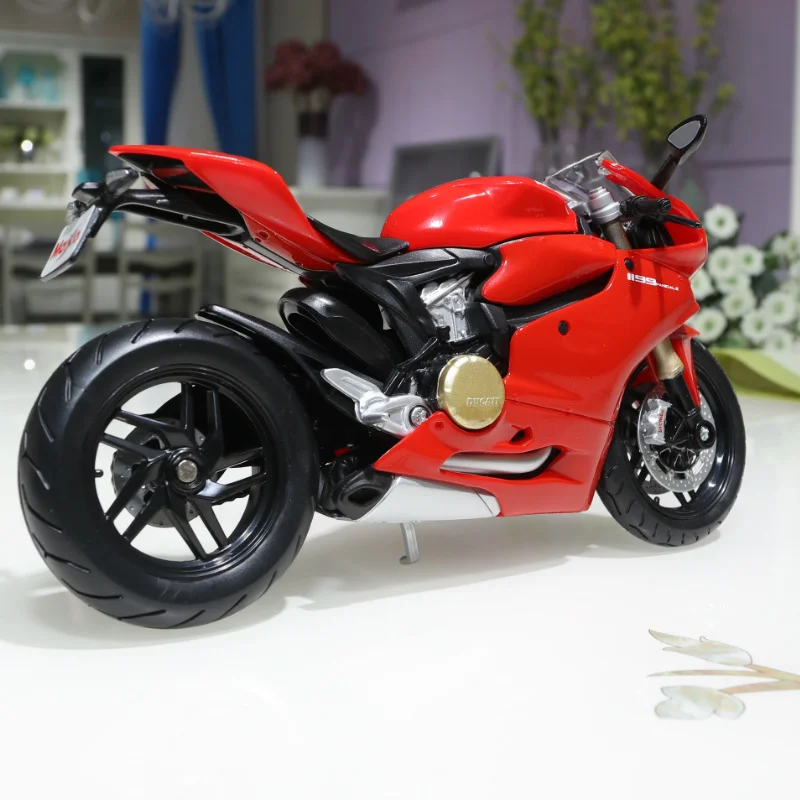 1/12 новый оригинальный Сплав ABS 1199 мотоцикл детская игрушка локомотив дисплей