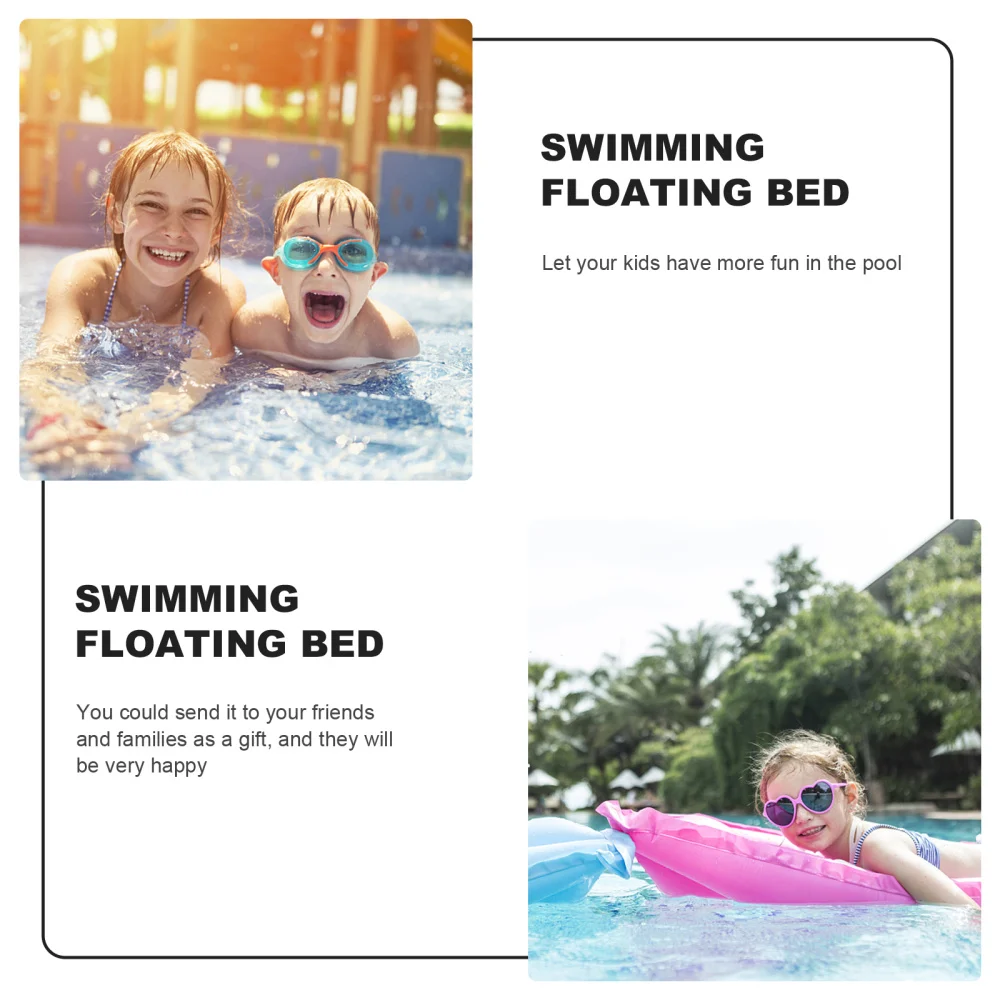 

1pc Delicate Floating Bed Swimming Floating Mat Swimming Pad Swimming Bed