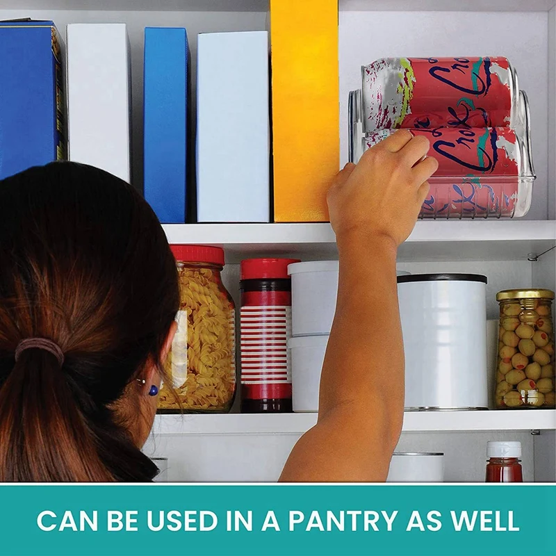 

3 Pcs Refrigerator Storage Box Freeze Storage Household Beverage Rack, 2 Pcs A & 1 Pcs B