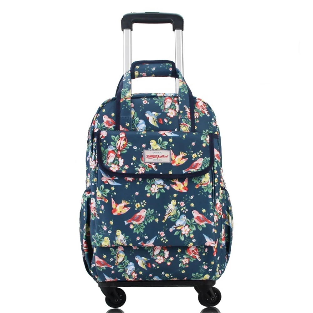 

Shopping Trolley Grocery Bag with Wheels Backpack Folding Utility Cart Travel Trip Vacations Camping Beach Play Picnic Laundry